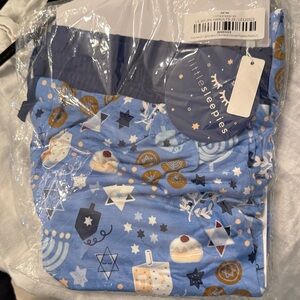 NIB Little Sleepies Blue Hannukah men’s Bottoms size L